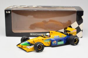 Benetton B191 #19 M. Schumacher F1 1991 Minichamps 1:18 100910119 Métal Moulé — image 6 sur 6