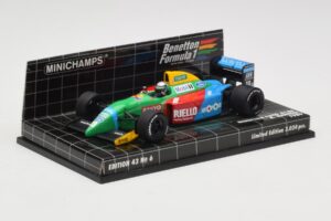 Benetton Ford B188 #19 A. Nannini Race Car 1988 Minichamps 1:43 400890119 Métal Moulé — image 2 sur 4