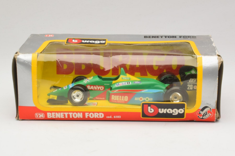 Benetton B190 Ford #20 N. Piquet F1 1990 Bburago 1:24 6102 Métal Moulé