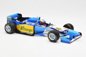 Benetton B195 Renault #1 M. Schumacher Winner Japanese GP 1995 Minichamps 1:18 510953401 Métal Moulé — image 4 sur 6