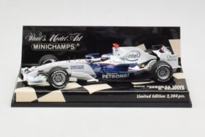 BMW Sauber F1.08 #5 N. Heidfeld Showcar 2008 Minichamps 1:43 400080083 Métal Moulé
