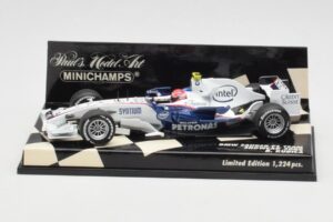 BMW Sauber F1.08 #4 R. Kubica Showcar 2008 Minichamps 1:43 400080084 Métal Moulé