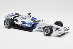 BMW Sauber F1.06 #17 J. Villeneuve F1 2006 Minichamps 1:18 100060017 Métal Moulé — image 4 sur 6
