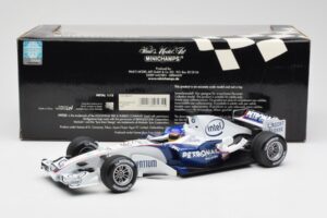 BMW Sauber F1.06 #17 J. Villeneuve F1 2006 Minichamps 1:18 100060017 Métal Moulé — image 6 sur 6