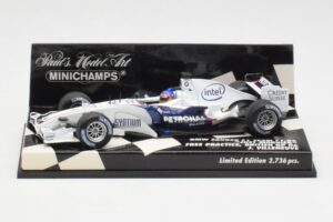 BMW Sauber F1.06 J. Villeneuve Wedding Edition F1 2006 Minichamps 1:43 400060117 Métal Moulé