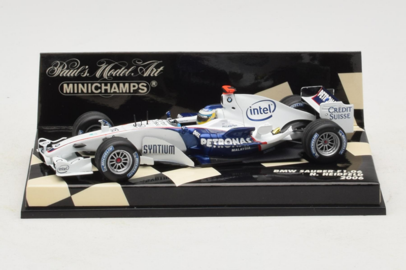 BMW Sauber F1.06 #16 N. Heidfeld BMW Sauber F1 Team 2006 Minichamps 1:43 400060016 Métal Moulé