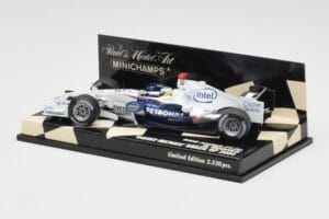 BMW Sauber F1.06 #16 N. Heidfeld Brazilian GP 2006 Minichamps 1:43 400060316 Métal Moulé — image 3 sur 5