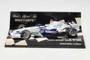 BMW Sauber F1.06 #16 N. Heidfeld Brazilian GP 2006 Minichamps 1:43 400060316 Métal Moulé