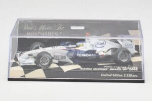 BMW Sauber F1.06 #16 N. Heidfeld Brazilian GP 2006 Minichamps 1:43 400060316 Métal Moulé — image 5 sur 5
