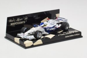 BMW Sauber F1.06 #10 N. Heidfeld Hungarian GP 3rd Place 2006 Minichamps 1:43 400060116 Métal Moulé — image 2 sur 5