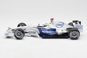 BMW Sauber F1.06 #16 N. Heidfeld F1 2006 Minichamps 1:18 100060016 Métal Moulé — image 3 sur 6