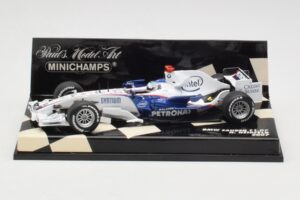 BMW Sauber F1.07 #3 N. Heidfeld Race Car 2007 Minichamps 1:43 400070009 Métal Moulé