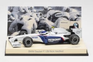 BMW Sauber F1.09 #6 N. Heidfeld F1 2009 v2 Minichamps 1:43 80422155795 Métal Moulé