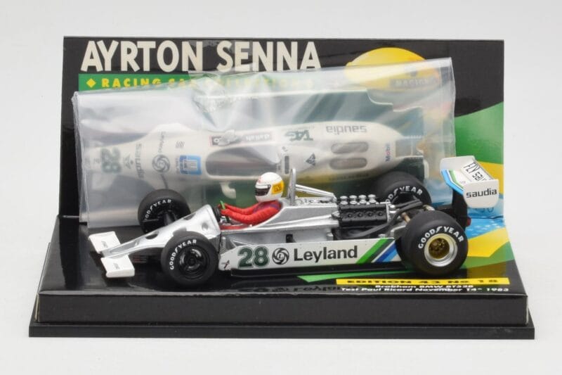 Brabham BMW BT52B A. Senna Test Car Paul Ricard 14 November 1983 Minichamps 1:43 540834399 Métal Moulé