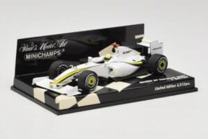 Brawn GP Mercedes BGP001 #22 J. Button Showcar 2009 Minichamps 1:43 400090092 Métal Moulé — image 2 sur 5