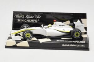 Brawn GP Mercedes BGP001 #22 J. Button Showcar 2009 Minichamps 1:43 400090092 Métal Moulé