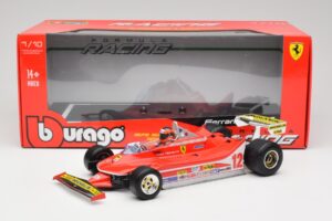 Ferrari 312T4 #12 G. Villeneuve South African Grand Prix 1979 Bburago 1:18 18-16814 Métal Moulé — image 6 sur 6