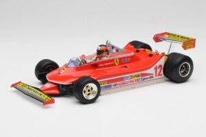 Ferrari 312T4 #12 G. Villeneuve United States Grand Prix East Winner 1979 Bburago 1:18 18-16814-18-01546 Métal Moulé