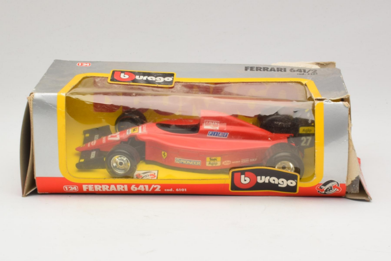 Ferrari 641/2 #1 A. Prost F1 1990 Bburago 1:24 6101-B1 Métal Moulé