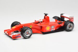 Ferrari F2001 #1 M. Schumacher F1 World Champion 2001 Rouge Hot Wheels 1:18 50202 Métal Moulé