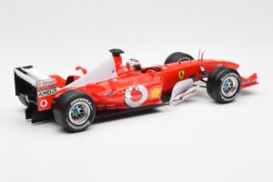 Ferrari F2003-GA #2 R. Barrichello F1 2003 Hot Wheels 1:18 B1024 Métal Moulé — image 2 sur 6