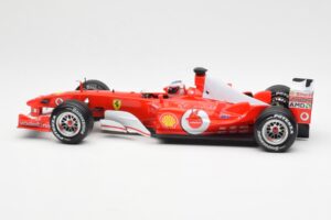 Ferrari F2003-GA #2 R. Barrichello F1 2003 Hot Wheels 1:18 B1024 Métal Moulé — image 3 sur 6
