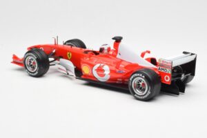 Ferrari F2003-GA #2 R. Barrichello F1 2003 Hot Wheels 1:18 B1024 Métal Moulé — image 5 sur 6