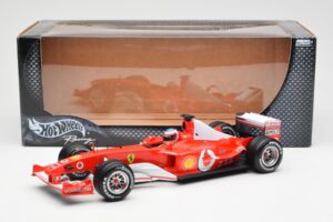 Ferrari F2003-GA #2 R. Barrichello F1 2003 Hot Wheels 1:18 B1024 Métal Moulé — image 6 sur 6