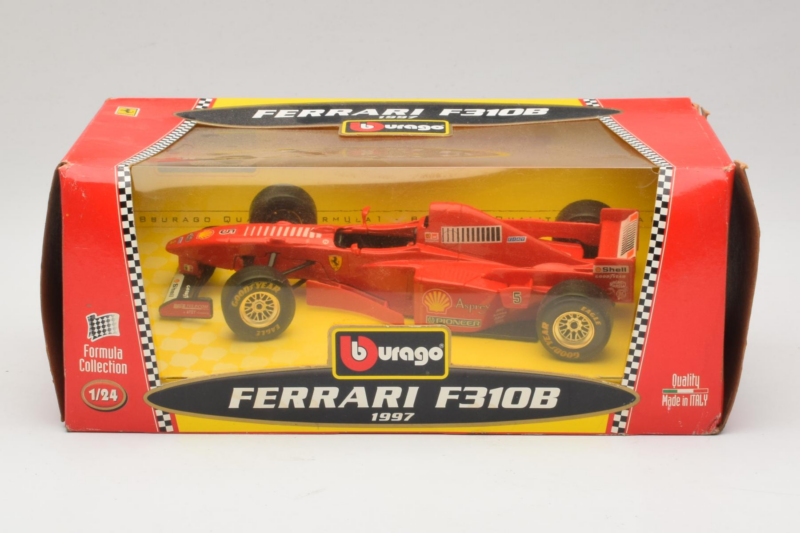 Ferrari F310B F1 1997 Bburago 1:24 Ferrari F310B F1 1997 Bburago 1:24 5025 Métal Moulé
