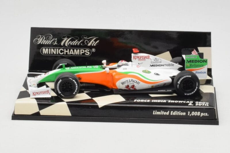 Force India Mercedes VJM02 #20 A. Sutil Showcar 2009 Minichamps 1:43 400090090 Métal Moulé