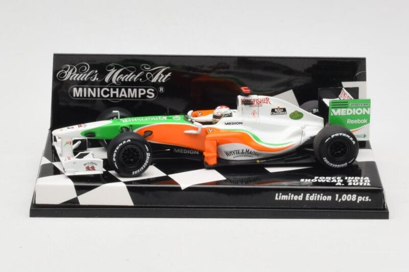 Force India Mercedes VJM03 #14 A. Sutil Showcar 2010 Minichamps 1:43 400100084 Métal Moulé