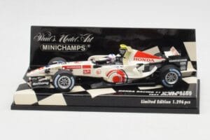 Honda RA106 A. Davidson Test Driver F1 2006 Minichamps 1:43 400060036 Métal Moulé