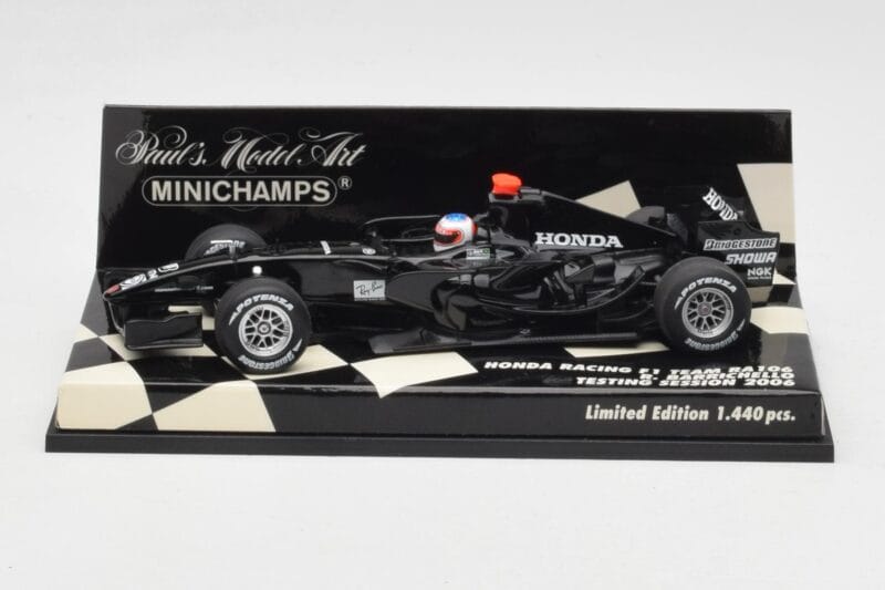 Honda RA106 #11 R. Barrichello Test Car 2006 Minichamps 1:43 400060211 Métal Moulé