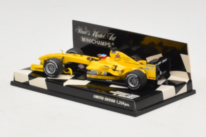 Jordan EJ14 Ford #18 N. Heidfeld Jordan Ford F1 Team Showcar 2004 Minichamps 1:43 400040088 Métal Moulé — image 3 sur 5