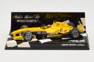 Jordan EJ14 Ford #18 N. Heidfeld Jordan Ford F1 Team Showcar 2004 Minichamps 1:43 400040088 Métal Moulé