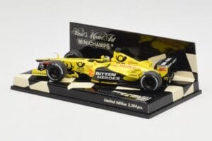 Jordan Honda EJ11 #7 H-H. Frentzen F1 2001 Minichamps 1:43 400010011 Métal Moulé — image 3 sur 5