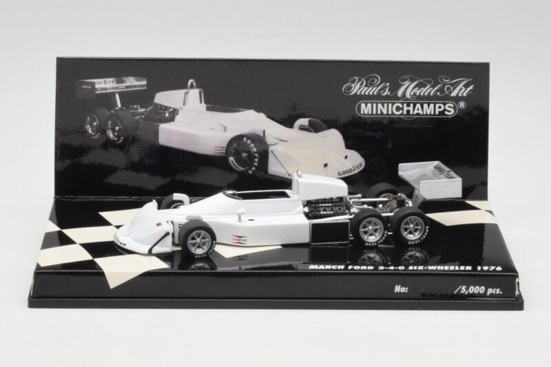 March 2-4-0 Six Wheeler #12 F1 1976 Minichamps 1:43 436760699 Métal Moulé