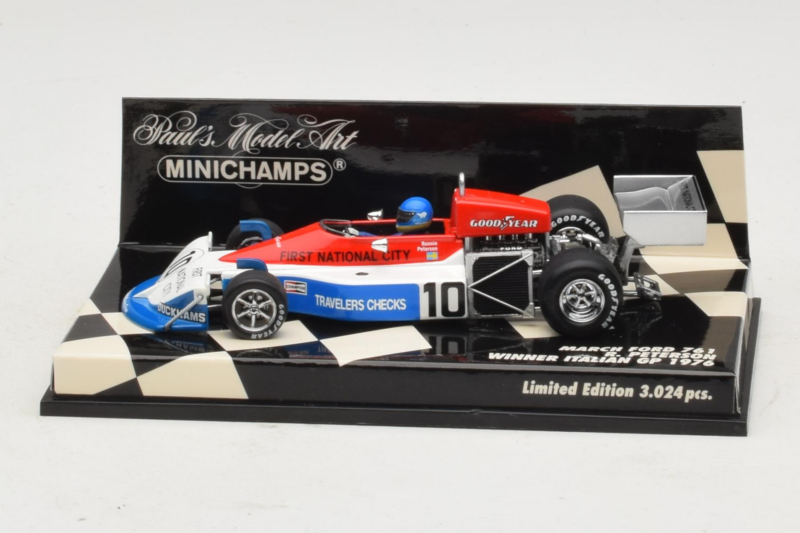 March 761 Ford R. Peterson Winner Italian GP 1976 Minichamps 1:43 430760010 Métal Moulé