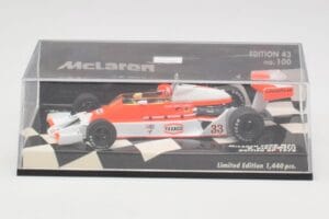 McLaren Ford M26 B. Giacomelli British GP 1978 Minichamps 1:43 530784333 Métal Moulé — image 5 sur 5