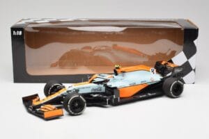 McLaren MCL35M #4 L. Norris Monaco GP 2021 Minichamps 1:18 530212404 Métal Moulé — image 6 sur 7