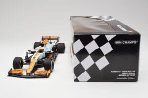 McLaren MCL35M #4 L. Norris Monaco GP 2021 Minichamps 1:18 530212404 Métal Moulé — image 7 sur 7