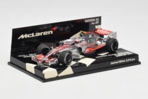 McLaren Mercedes MP4-23 #23 H. Kovalainen Showcar 2008 Minichamps 1:43 530084393 Métal Moulé — image 2 sur 5
