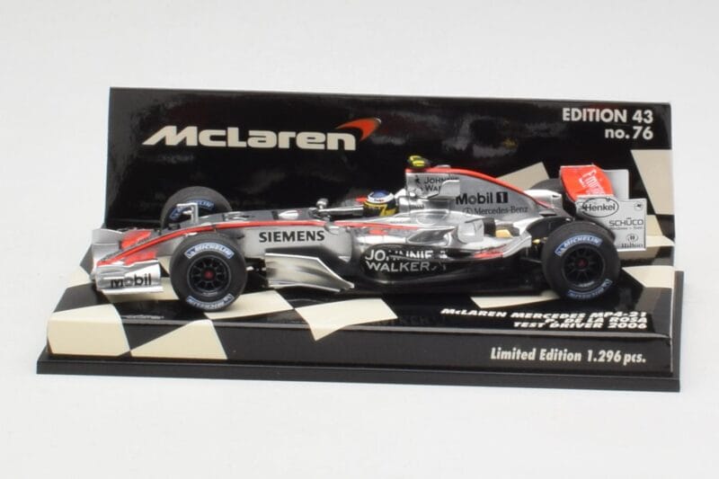 McLaren MP4-21 P. de la Rosa Test 2006 Minichamps 1:43 530064343 Métal Moulé