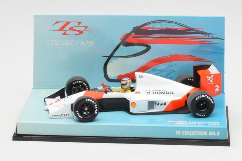 McLaren MP4/5 T. Sato Demonstration Run 2002 Minichamps 1:43 518020102 Métal Moulé
