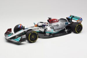 Mercedes AMG W13 E Performance Petronas #63 G. Russell Miami GP 2022 Minichamps 1:18 110220563 Métal Moulé