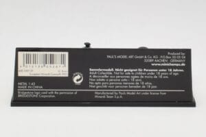 Minardi Cosworth PS03 #19 G. Bruni F1 2003 Minichamps 1:43 400030139 Métal Moulé — image 4 sur 5