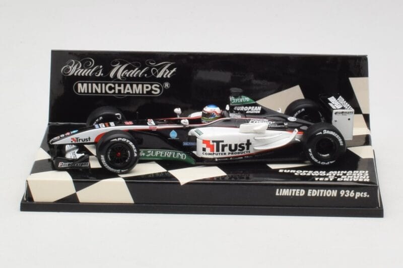 Minardi Cosworth PS03 #19 G. Bruni F1 2003 Minichamps 1:43 400030139 Métal Moulé
