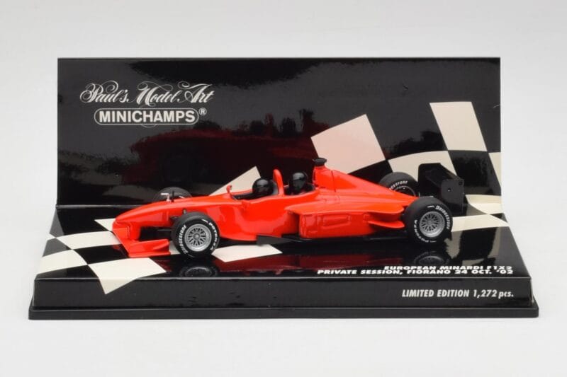 Minardi F1X2 Fiorano Test 2002 Minichamps 1:43 400020510 Métal Moulé