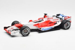Toyota TF106 Panasonic Toyota Racing J. Trulli F1 Presentation 2006 Minichamps 1:18 AM59554H Métal Moulé
