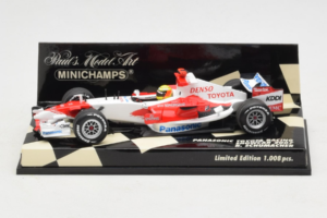 Toyota TF107 Panasonic #11 R. Schumacher Panasonic Toyota Racing Showcar 2007 Minichamps 1:43 400070081 Métal Moulé